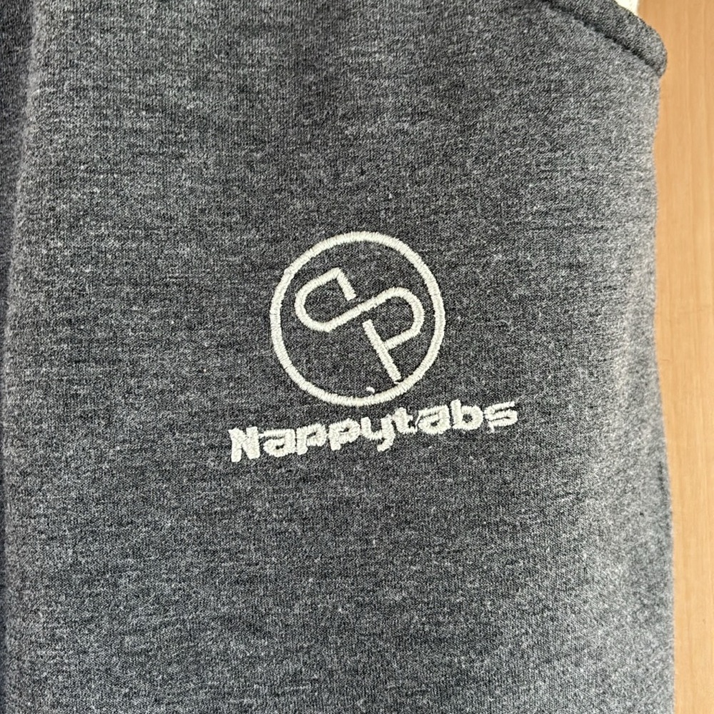 Nappytabs Gray Looped Joggers - Picture 6 of 9
